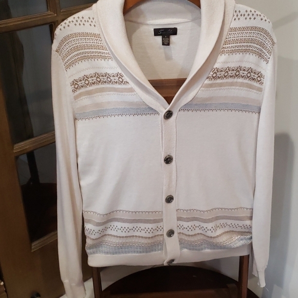 TASSO Elba Men's Long Sleeve Cardigan NWOT - Picture 3 of 6